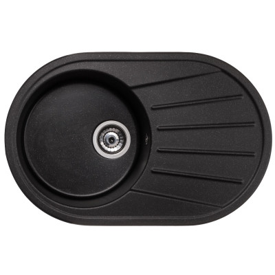 Мийка кухонна GRANADO MURCIA black shine (gr1701) Вінниця - фото 1