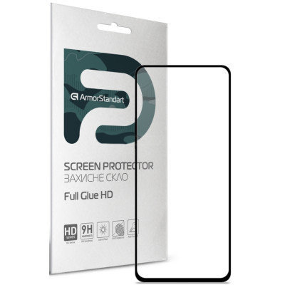 Скло захисне Armorstandart Full Glue HD TECNO Pova (LD7) Black Black (ARM65106) Вінниця - фото 1