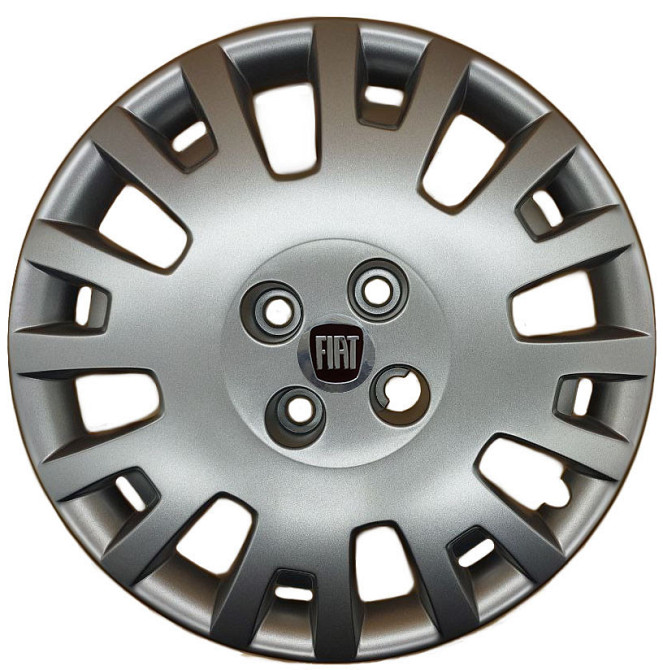 Автомобильные модельные колпаки R15 Fiat 322 4шт, SJS, серебряные Киев - изображение 1