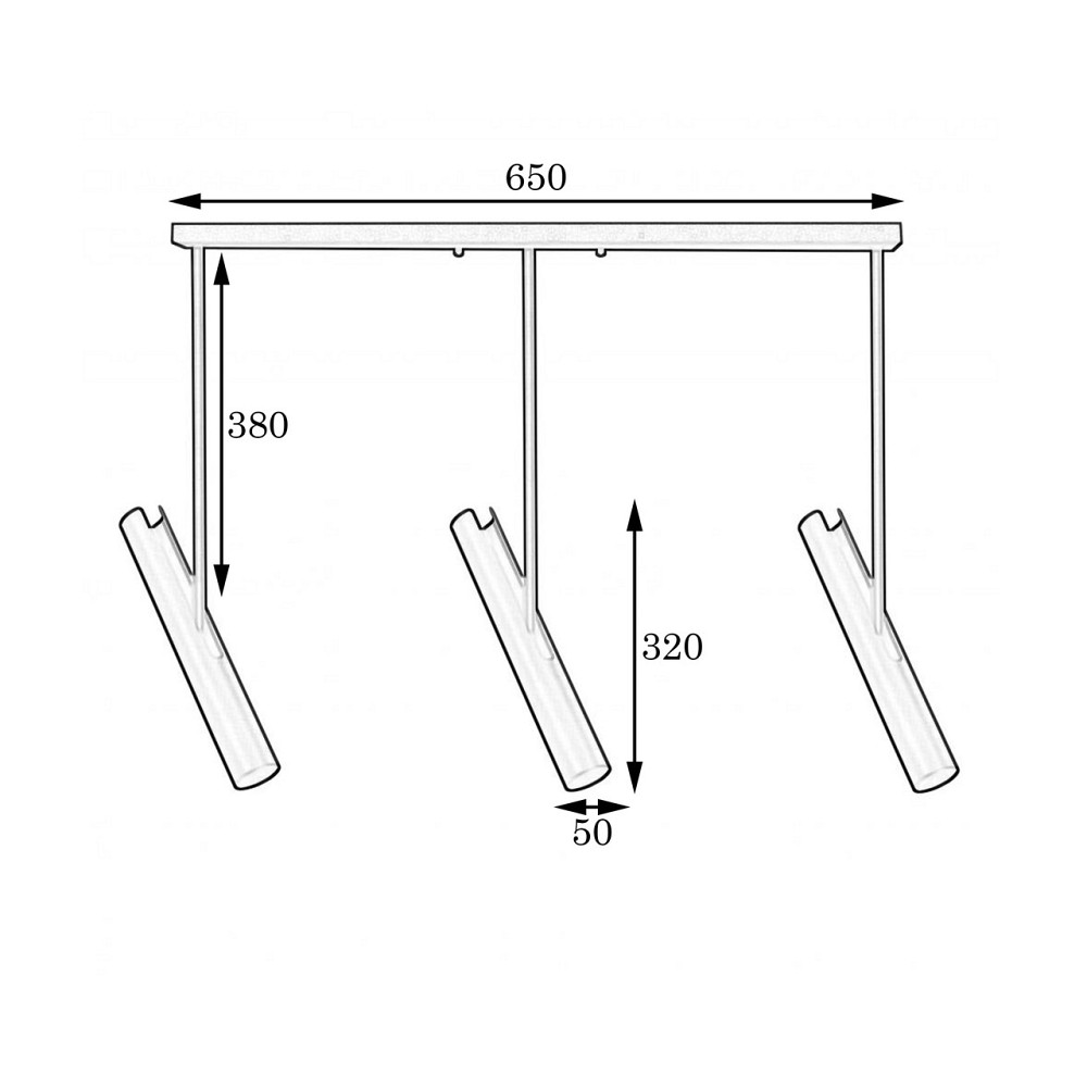 Світильник із поворотним плафоном на трубці MSK Electric Telescope NL 3257-3 Київ - фото 2