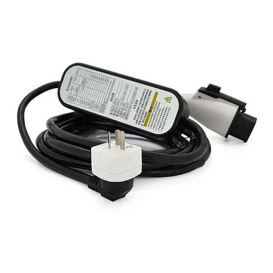 Зарядное устройство для электромобиля DC: 220V/16A, длина кабеля 5m, IP67, разъем GB/T, LED-индикация Киев