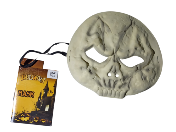 Маска Череп для Хелловін 20 на 19 см бежевий Київ