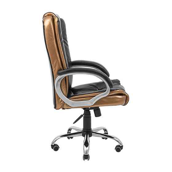 Офисное кресло руководителя Richman California Хром M3 Multiblock Черно-бронзовый Днепр