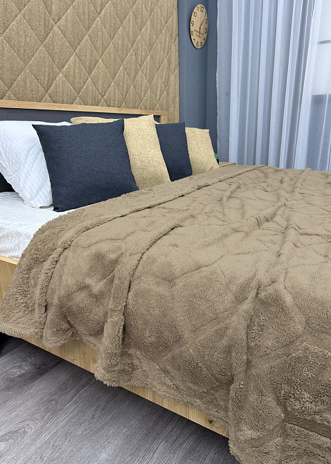 Плед-покрывало Ромб 200х230 см (+-5см) Капучино (87-255) Киев - изображение 7