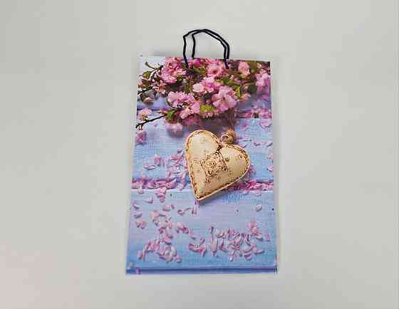 Большой бумажный пакет вертикальный  25/37/8(артBV-016) (12 шт) Харьков