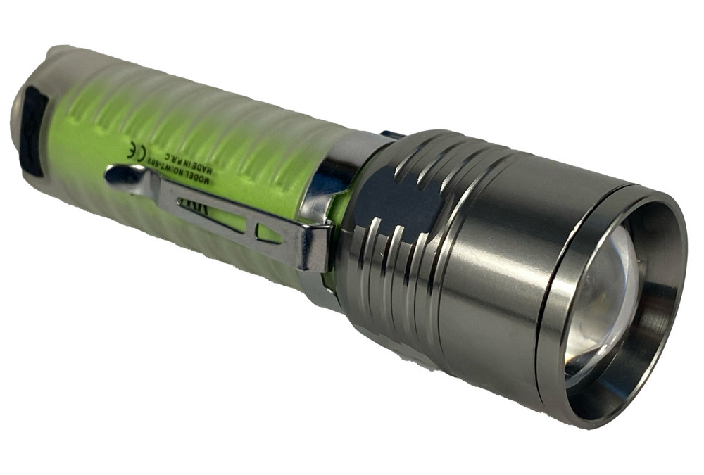 Фонарик Watton WT-609 аккумуляторный ручной Каменец-Подольский - изображение 3