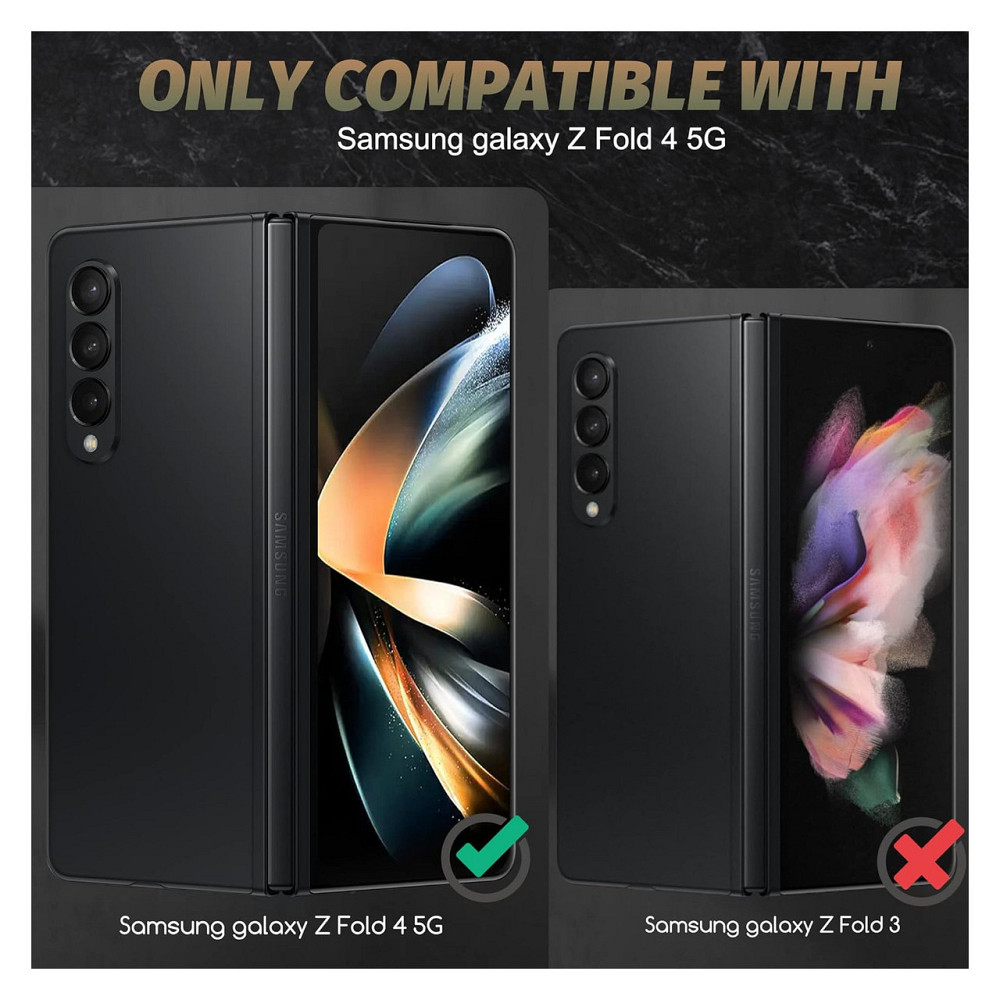Захисна плівка накладка Orzero для Samsung Galaxy Z Fold 4 5G TPU 4 шт 2 внутрішні 2 зовнішні Антицарапини самовідновна Київ - фото 3