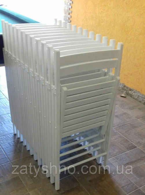 Стільчик складаний буковий Київ - фото 3