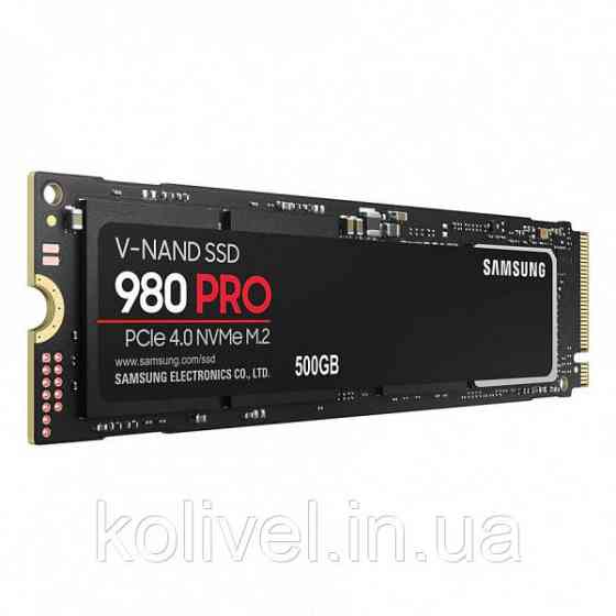 SSD 500GB Samsung 980 Pro M.2 NVMe 1.3c PCIe 4.0 4x 2280 3-bit MLC (MZ-V8P500BW#) Киев