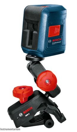 Профессиональный лазерный нивелир Bosch Professional GLL 2 с держателем MM 2 : два красных луча, 10 м Киев