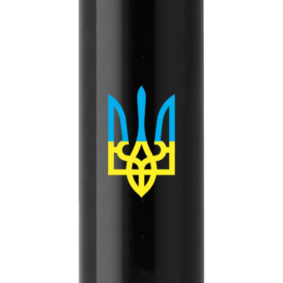 Ручка шариковая Parker IM 17 UKRAINE Black GT BP Трезубец сине-желтый (22032_T0016u) Винница - изображение 2