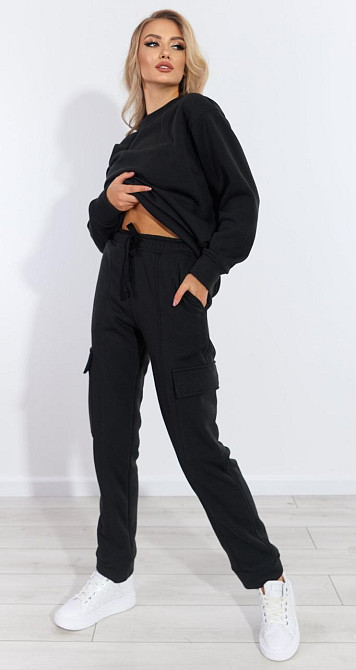 Теплий костюм на флісі з великими кишенями (48) Київ - фото 8