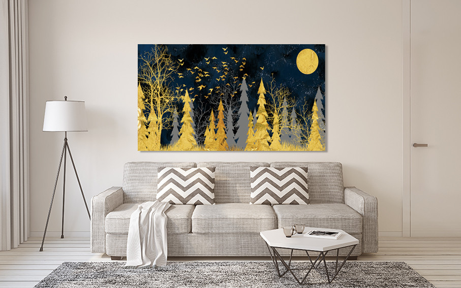 Картина холст в гостиную / спальню  Природа ліс   MLP_292 70x140 см Киев - изображение 2