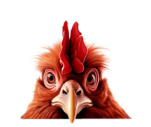 Термонаклейка для одежды Петух Киев - изображение 1