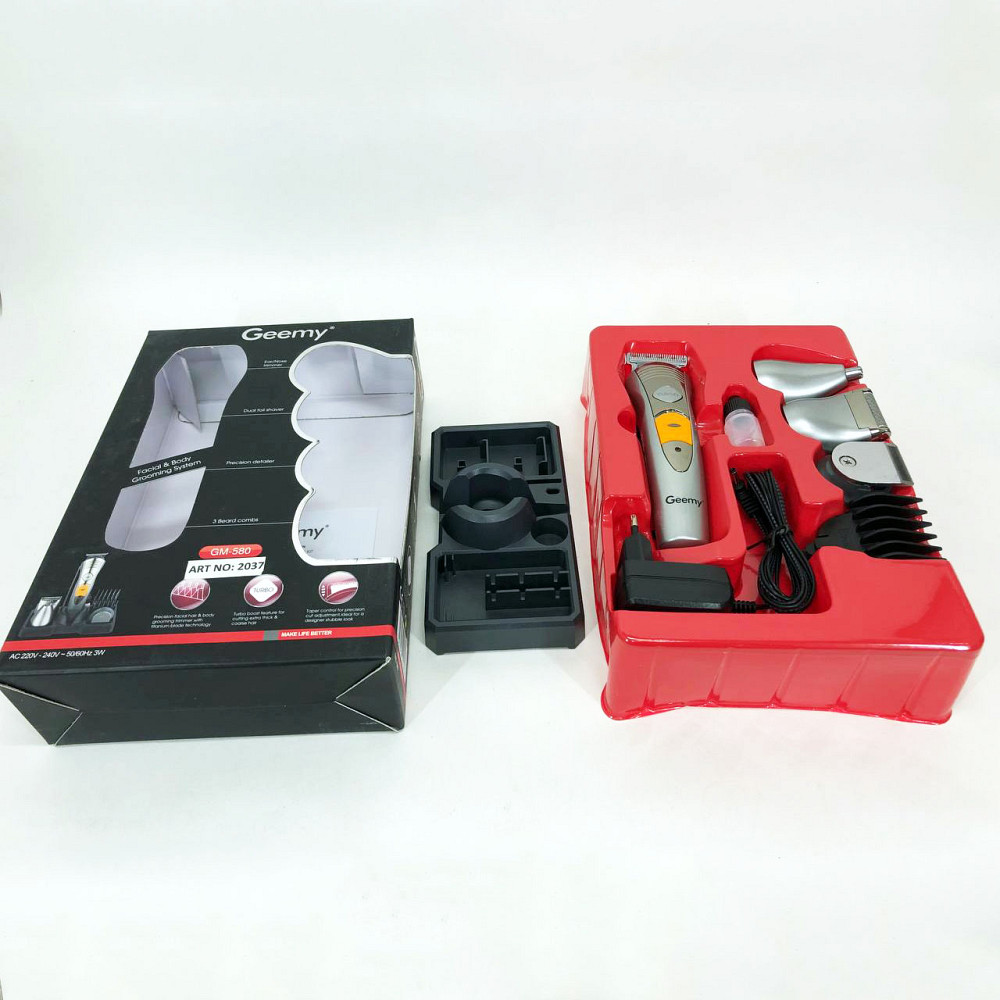 Машинка для стрижки з потужним акумулятором Pro, Домашня машинка акумуляторна для стрижки волосся PS-92 Івано-Франківськ - фото 7