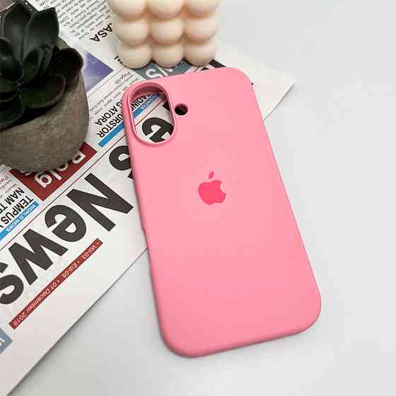 Чохол для смартфона Silicone Full Case AA Open Cam for Apple iPhone 16 6,Light Pink Киев