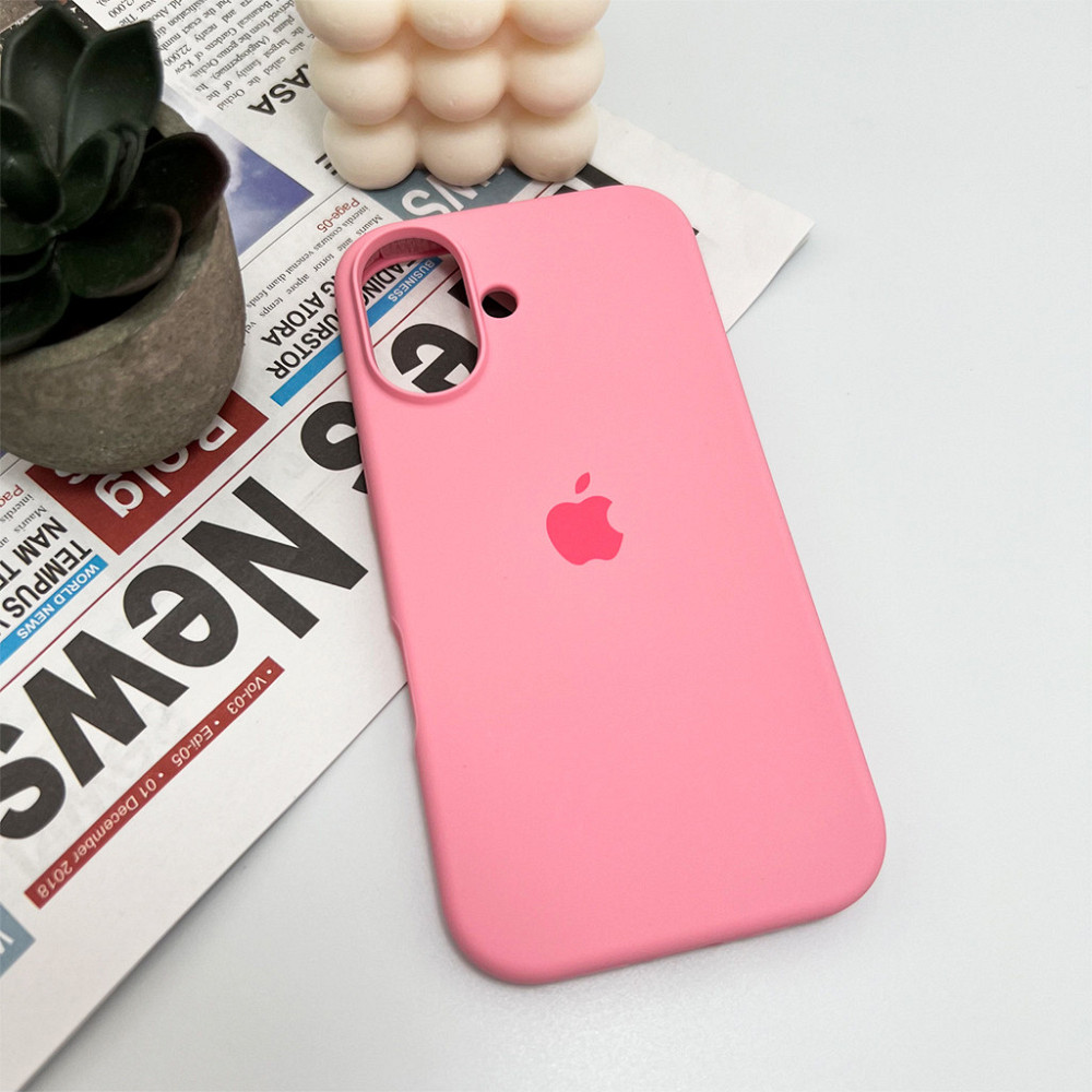 Чохол для смартфона Silicone Full Case AA Open Cam for Apple iPhone 16 6,Light Pink Киев - изображение 4