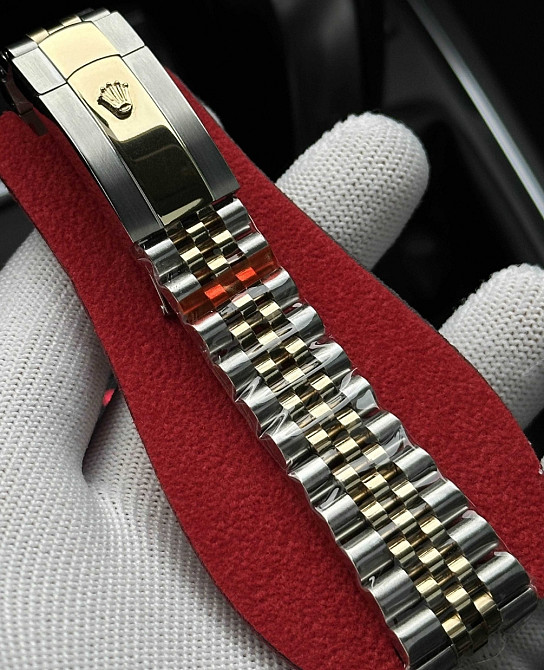 Швейцарський годинник Rolex Datejust Silver Gold Київ - фото 1