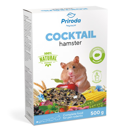 Корм Природа Коктейль Хом’ячок для хом’ячків та інших дрібних гризунів 500 г Київ - фото 3