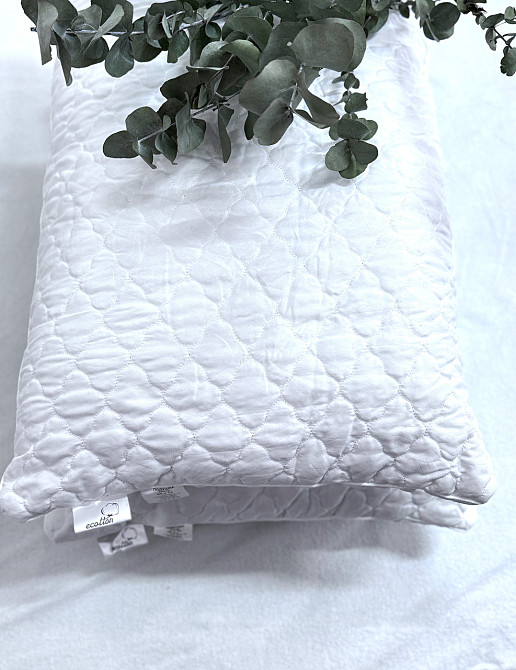 Ecotton Подушка Ecotton 50х70 см антиалергенна із мікрофібри білий рис. з тисненням Ecotton Коломыя - изображение 2