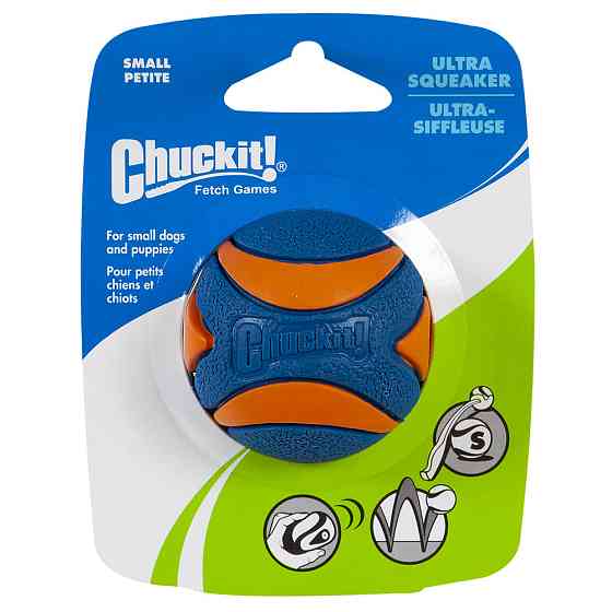 Тенісний м'ячик для собак Chuckit! Ultra Squeaker Ball іграшка з ультразвуком, розмір S (5 см) Вінниця