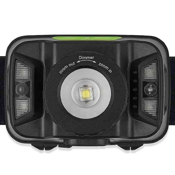 Фонарь налобный Winso 260Lm, 5W CREE XTE, 1800mAh, Zoom, с сенсором белый/красный Львов