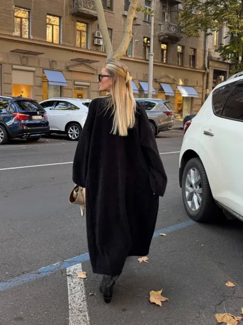 Подовжений кардиган – універсальний та стильний елемент гардеробу для будь-якої пори року. Одеса - фото 14