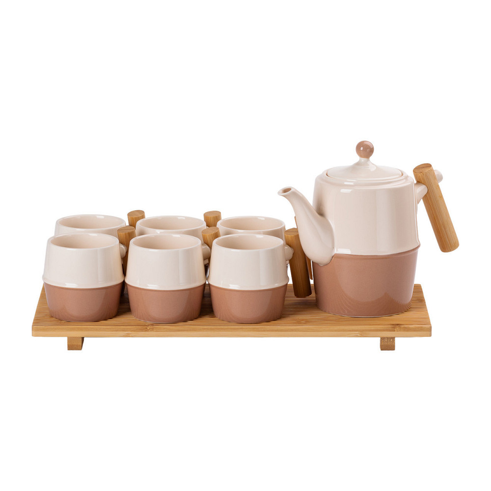 Чайний сервіз на 6 персон з бамбуковою підставкою Київ - фото 7