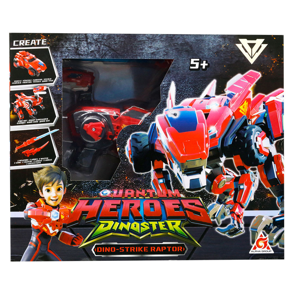 Динозавр-трансформер Dinoster - Мега Дино-Страйк Раптор Дніпро - фото 10