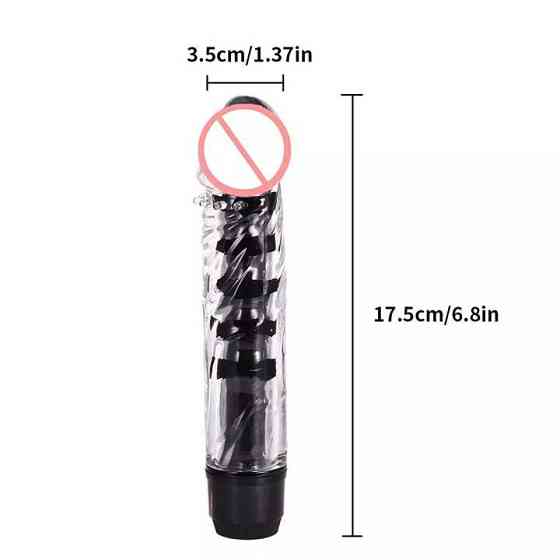 Силиконовый вибратор - Черный – Вибраторы Винница