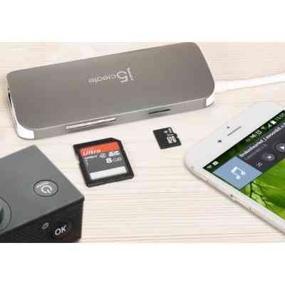 Порт-репликатор J5create Dock-Station USB-C 9-in-1 (хаб/HDMI/PD/картридер) (JCD383-N) Винница