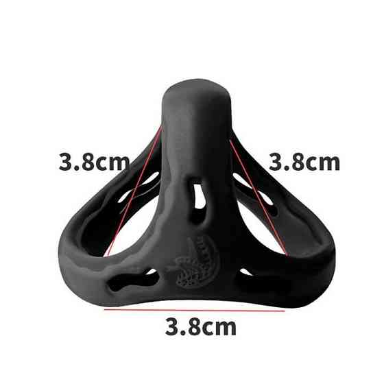 Тройное эрекционное кольцо на пенис и мошонку 