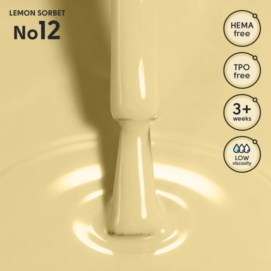 Гель-лак для ногтей 12 Lemon Sorbet Shelly 12 мл Киев