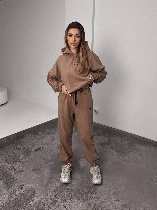 Женский теплый костюм, из флис полара L-XL, Мокко Одесса - изображение 7