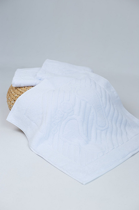 Полотенце махровое Ideal Textile для ног 50х50см белый 700 г/м2 (56860427) Черновцы - изображение 2