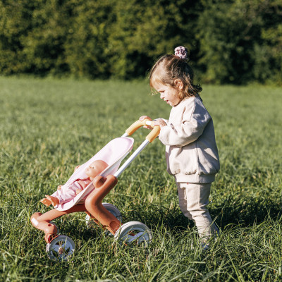Коляска для кукол Smoby Baby Nurse Терракотовая пудра. Прогулка, с поворотными колесами, 18 мес + (7600251224) Винница - изображение 4