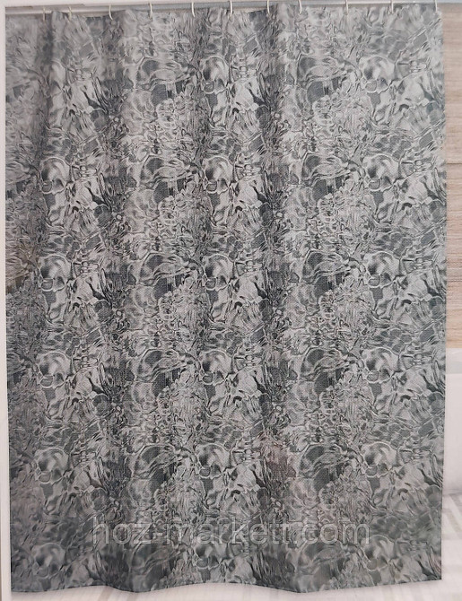 Штора для душу тканинна міранда damla 180 х 200 см зелена Харків - фото 2