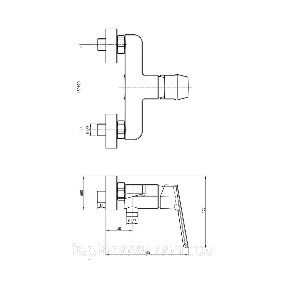 Смеситель для душа TOPAZ LEXI TL 21701-H57-CW Черновцы - изображение 7