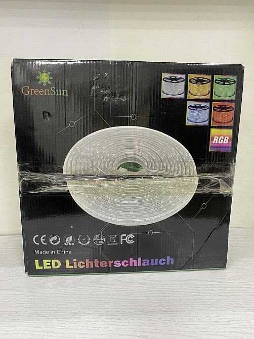 Б/В Вулична світлодіодна стрічка GreenSun 10 м RGB, IP65, Bluetooth, , 600 LED, силіконова LED стрічка Київ - фото 5
