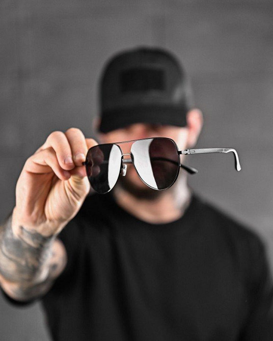 Городские солнцезащитные очки POLICE black ДЛ7028 Одесса - изображение 4