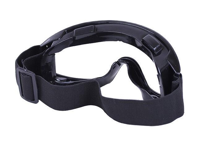 Мотоокуляри (скло однотонне прозоре) акрил тактичні чорні Мукачево - фото 2