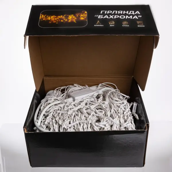 Гирлянда Бахрома 36 м, 600 LED, мультиколор Київ - фото 4