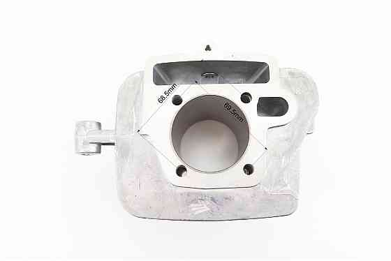 Циліндр к-кт (цпг) 125cc-54мм (палець 14мм, висота циліндра 78,3мм, висота поршня 37мм), з вухом, (див. фото розмірів) Київ