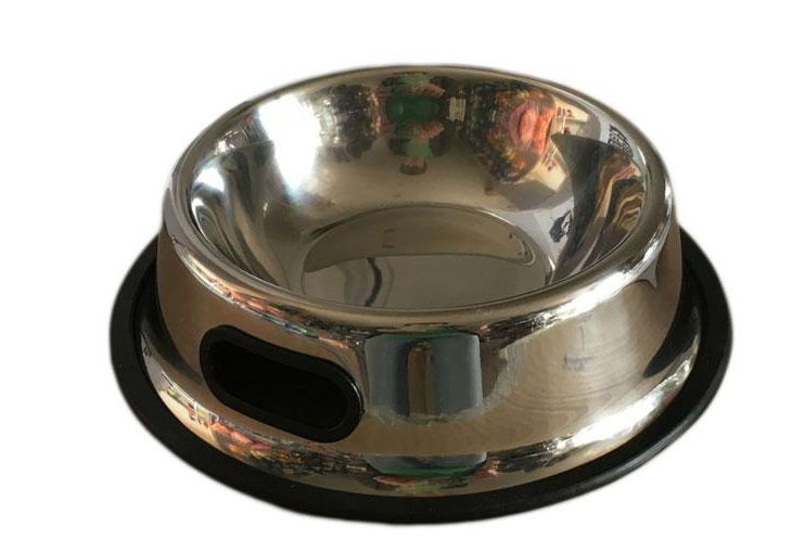 Миска для собаки из нержавеющей стали круглая 0.2л 24-18-22 (18см) Винница - изображение 1