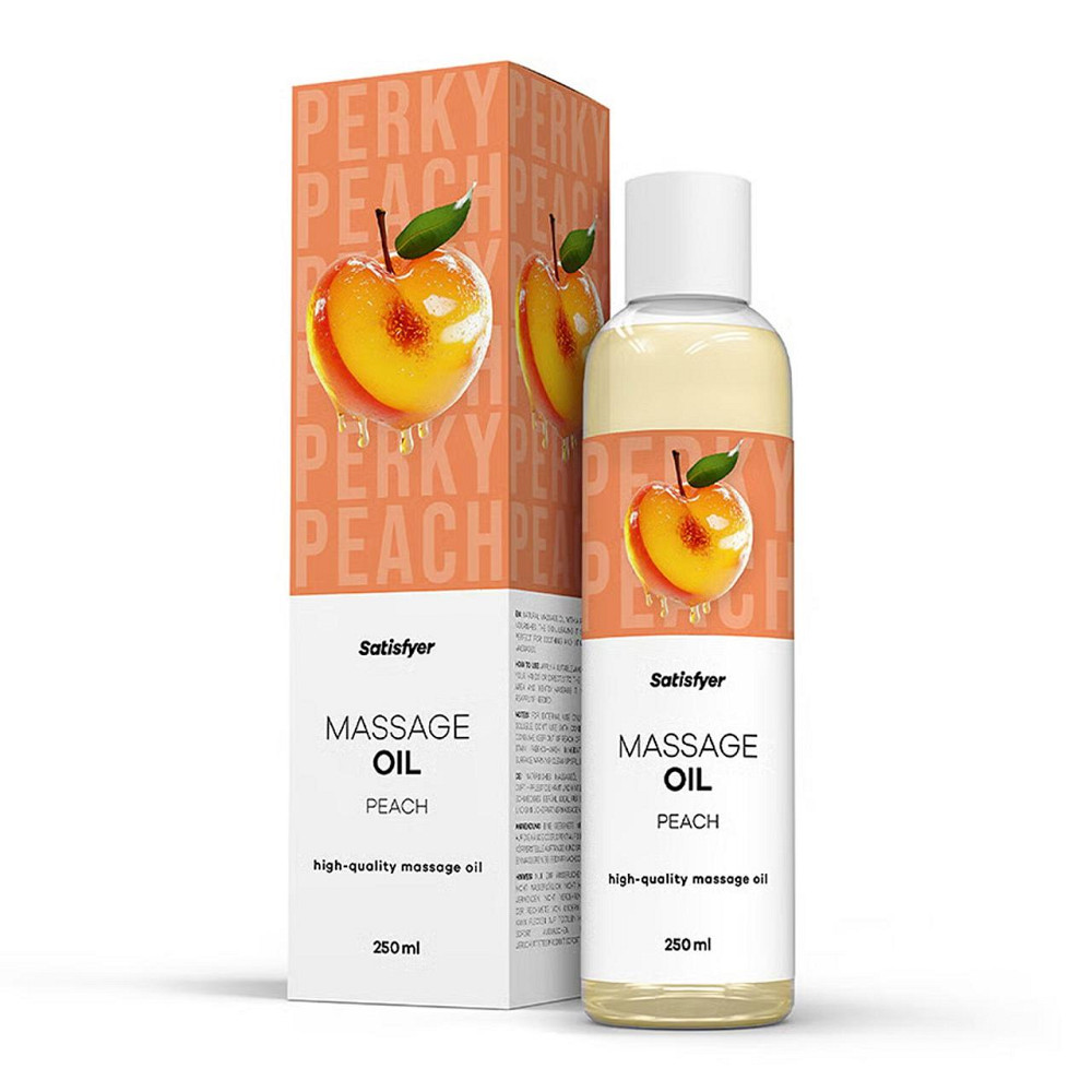 Розпродаж!!! Масажна олія Satisfyer Massage Oil Peach 250 мл (термін 30.04.2027) Sex Aura Київ - фото 1