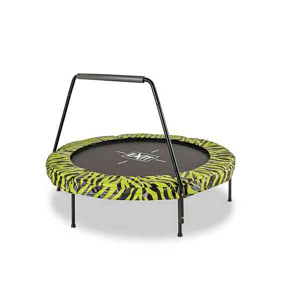 Батут дитячий EXIT Tiggy 140 см зелений із ручкою Київ