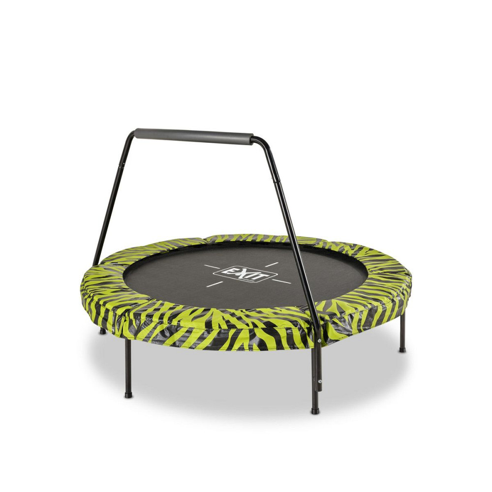 Батут детский EXIT Tiggy 140 см зелёный с ручкой Київ - фото 1