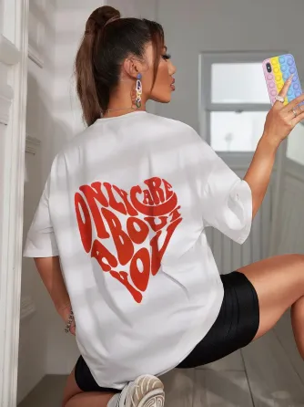 Футболка женская с принтом  42 Белая 2664081872 Днепр