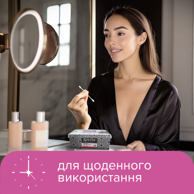 Ватные палочки Novita Professional в картонной коробке 200 шт. (4823071648072) Винница - изображение 6