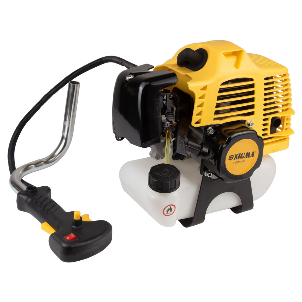 Sigma Триммер бензиновый 2.4кВт 43.0см³ жесткий вал U-ручка (катушка, нож) (из 2х частей) SIGMA Київ - фото 8